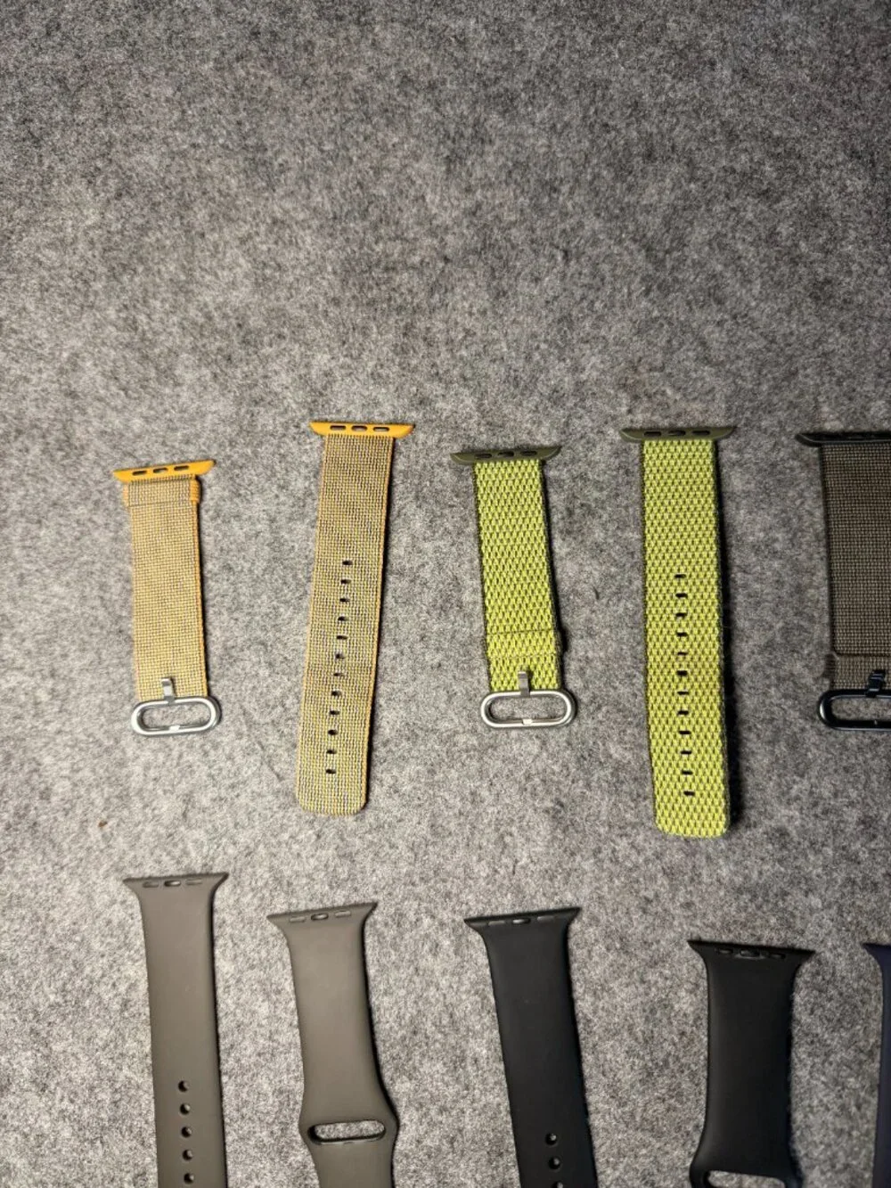 Apple Watch Band Lot of 7 Pairs Mixed Styles and Colors